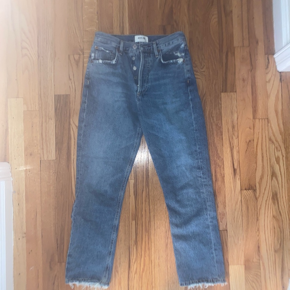 AGOLDE jeans. Brand new (never worn). Size 25. Riley crop style